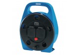 2 Way Cable Reel with LED Worklight, 10m