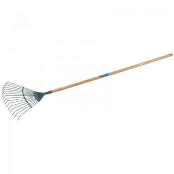 Carbon Steel Lawn Rake with Ash Handle