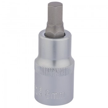 Hexagonal Socket Bits, 1/2&rdquo; Sq. Dr., 8mm
