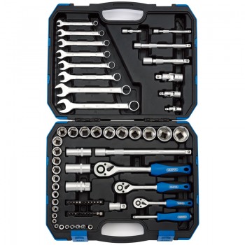 Metric Tool Kit, 1/4”, 3/8” and 1/2” Sq. Dr. (75 Piece) Metric Tool Kit, 1/4”, 3/8” and 1/2” Sq. Dr. (75 Piece)