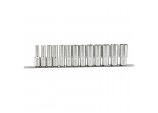 Imperial Deep Socket on a Metal Rail, 1/2&rdquo; Sq. Dr. (13 Piece)