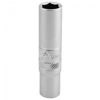 6 Point Deep Socket, 1/4&rdquo; Sq. Dr., 8mm
