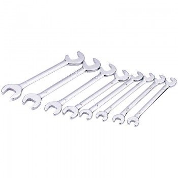 Metric Midget Open End Spanner Set (8 Piece)