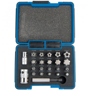 Draper TX-STAR® 1/4, Plus Bit Set, 3/8&rdquo; Sq. Dr. (23 Piece)