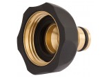 Brass and Rubber Tap Connector, 1”