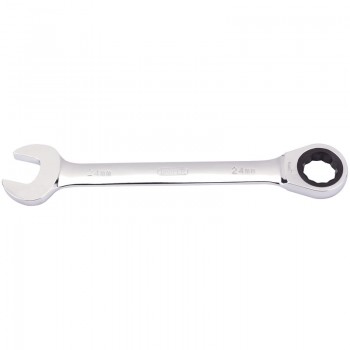 Metric Ratcheting Combination Spanner, 24mm