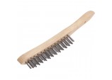 Wire Scratch Brush, 3 Row, 290mm
