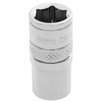 HI-TORQ® 6 Point Socket, 1/4&rdquo; Sq. Dr., 8mm