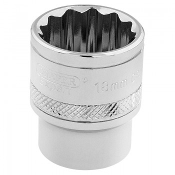 HI-TORQ® 12 Point Socket, 3/8&rdquo; Sq. Dr., 18mm