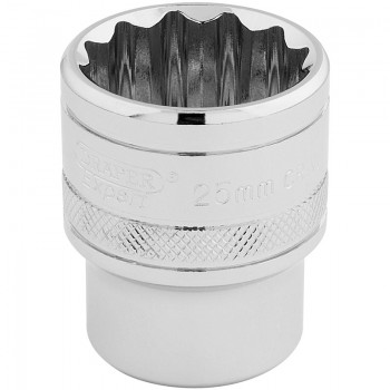 HI-TORQ® 12 Point Socket, 1/2” Sq. Dr., 25mm HI-TORQ® 12 Point Socket, 1/2” Sq. Dr., 25mm