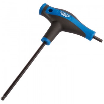 Soft Grip &rsquo;T&rsquo; Handle Hexagon and Ball End Key, 6.0mm