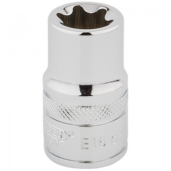 Draper TX-STAR® Socket, 1/2&rdquo; Sq. Dr., E16