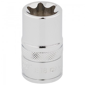 Draper TX-STAR® Socket, 1/2&rdquo; Sq. Dr., E18