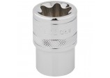 Draper TX-STAR® Socket, 1/2&rdquo; Sq. Dr., E22