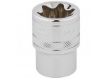 Draper TX-STAR® Socket, 1/2&rdquo; Sq. Dr., E24