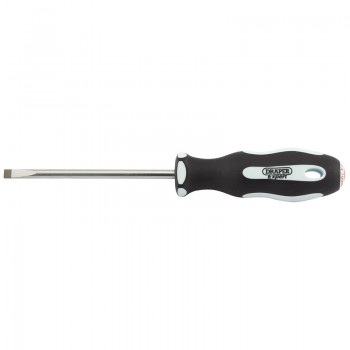 Plain Slot Soft Grip Parallel Tip Screwdriver, 5.5 x 100mm