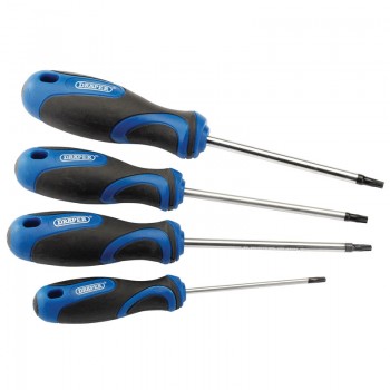 Draper TX-STAR® Soft Grip Screwdriver Set (4 Piece)