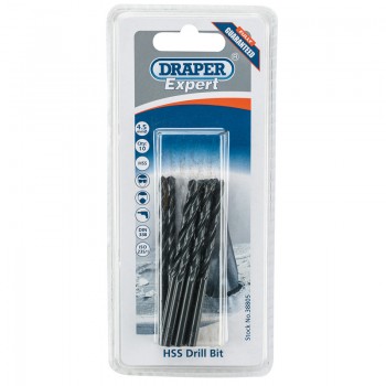 HSS Drill Bit, 4.5mm (Pack of 10) HSS Drill Bit, 4.5mm (Pack of 10)
