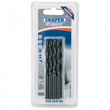 HSS Drill Bit, 6.5mm (Pack of 10) HSS Drill Bit, 6.5mm (Pack of 10)