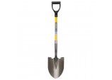 Round Point Shovel with Fibreglass Shaft
