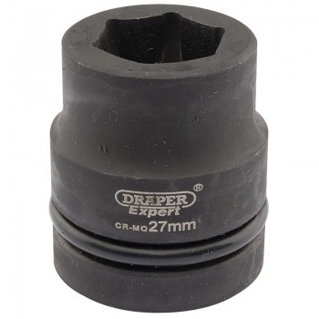 Expert HI-TORQ® 6 Point Impact Socket, 1&rdquo; Sq. Dr., 27mm
