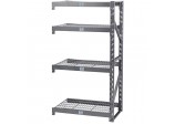 Expert Heavy Duty Steel 4 Shelving Extension Unit, 1040 x 610 x 1830mm