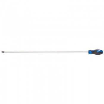 Extra Long Reach Soft Grip PZ Type Screwdriver, No.1 x 450mm