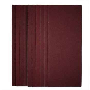 1/2 Sanding Sheets, 115 x 280mm, 80 Grit (Pack of 10)