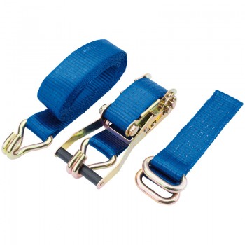 Ratcheting Vehicle Tie Down Straps, 3m x 50mm, 2500kg Ratcheting Vehicle Tie Down Straps, 3m x 50mm, 2500kg