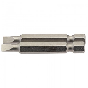 Plain Slot Insert Bit, 4.5mm, 1/4&rdquo; Hex, 50mm Long (Pack of 2)