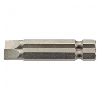 Plain Slot Insert Bit, 6mm, 1/4&rdquo; Hex, 50mm Long (Pack of 2)
