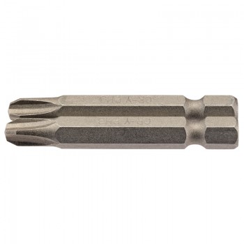 Cross Slot Insert Bit, 1/4&rdquo; Hex, 50mm Long, No.3 (Pack of 2)