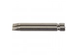 Plain Slot Insert Bit, 6.5mm, 1/4&rdquo; Hex, 75mm Long (Pack of 2)