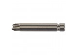 Cross Slot Insert Bit, 1/4&rdquo; Hex, 75mm Long, No.2 (Pack of 2)