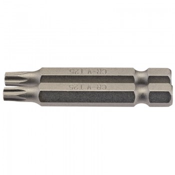 Draper TX-STAR® Insert Bit, 1/4&rdquo; Hex, 50mm Long, T25 (Pack of 2)