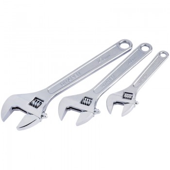 Draper Redline Adjustable Wrench Set (3 Piece)