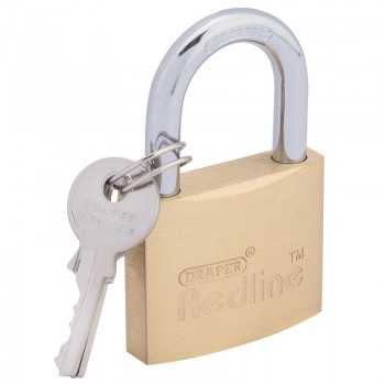 Brass Cylinder Padlock, 40mm