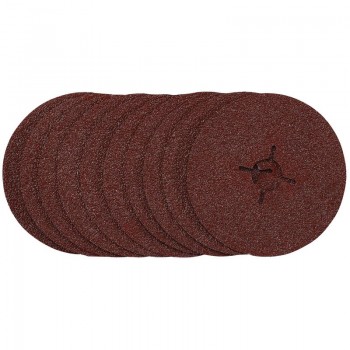 Fibre Sanding Discs, 115mm, 36 Grit, (Pack of 10)