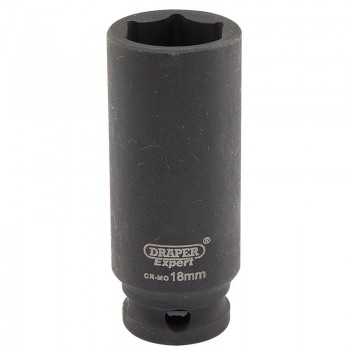 Expert HI-TORQ® 6 Point Deep Impact Socket, 3/8&rdquo; Sq. Dr., 18mm