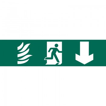 Running Man Arrow Down