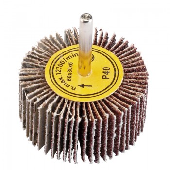 Abrasive Flap Wheel, 60 x 30mm, 40 Grit
