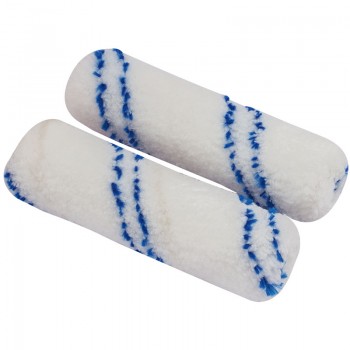 Microfibre Paint Roller Sleeves, 100mm (Pack of 2) Microfibre Paint Roller Sleeves, 100mm (Pack of 2)