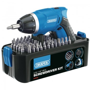 3.6V Cordless Li-ion Screwdriver Kit
