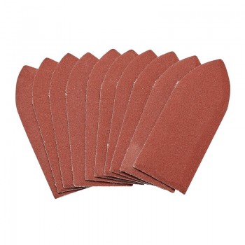 Hook and Loop Aluminium Oxide Sanding Sheets, 32 x 92mm, 240 Grit (Pack of 10) Hook and Loop Aluminium Oxide Sanding Sheets, 32 x 92mm, 240 Grit (Pack of 10)