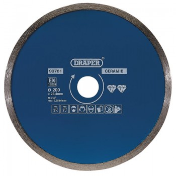 Continuous Diamond Blade, 200mm